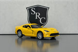 Dodge SRT Viper GTS Yellow - Kinsmart 1:36 Diecast