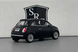 Fiat 500 Black - Kinsmart 1:28 Diecast