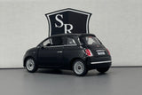 Fiat 500 Black - Kinsmart 1:28 Diecast