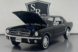 Ford Mustang Black - Welly 1:24 Diecast
