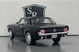 Ford Mustang Black - Welly 1:24 Diecast