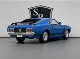 Ford Mustang Boss 302 Blue - Welly 1:24 Diecast