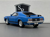 Ford Mustang Boss 302 Blue - Welly 1:24 Diecast