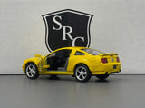 Ford Mustang GT Yellow - Kinsmart 1:38 Diecast