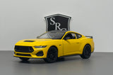 Ford Mustang GT Yellow - Welly 1:24 Diecast