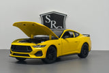 Ford Mustang GT Yellow - Welly 1:24 Diecast