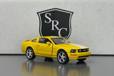 Ford Mustang GT Hardtop Yellow - Kinsmart 1:38 Diecast