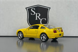 Ford Mustang GT Hardtop Yellow - Kinsmart 1:38 Diecast