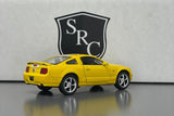 Ford Mustang GT Hardtop Yellow - Kinsmart 1:38 Diecast