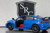 Honda Civic Type R Blue - Kinsmart 1:36 Diecast