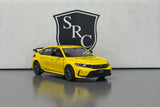 Honda Civic Type R Yellow - Kinsmart 1:36 Diecast