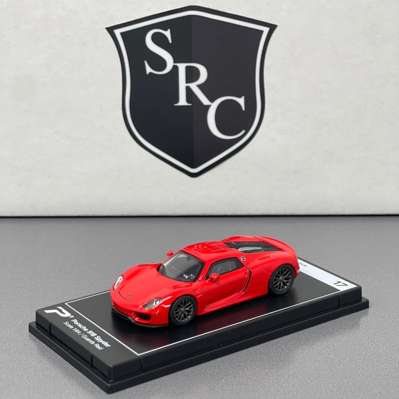 Porsche 918 Spyder - PosterCars 1:64 Diecast