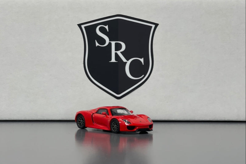 Porsche 918 Spyder - PosterCars 1:64 Diecast
