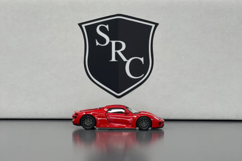 Porsche 918 Spyder - PosterCars 1:64 Diecast