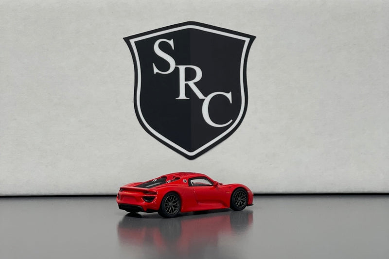 Porsche 918 Spyder - PosterCars 1:64 Diecast