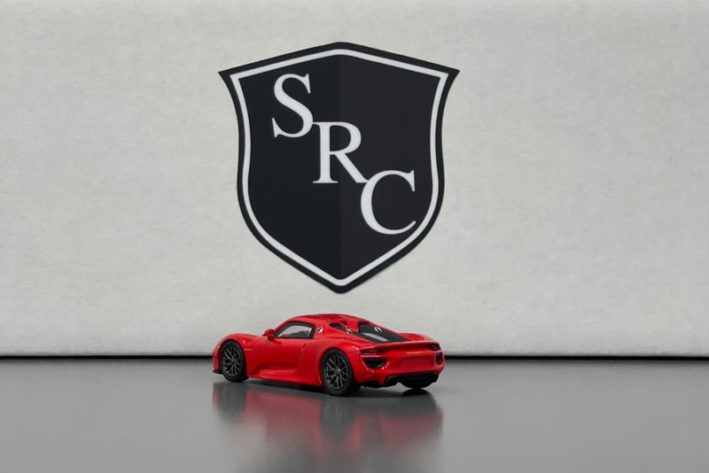 Porsche 918 Spyder - PosterCars 1:64 Diecast