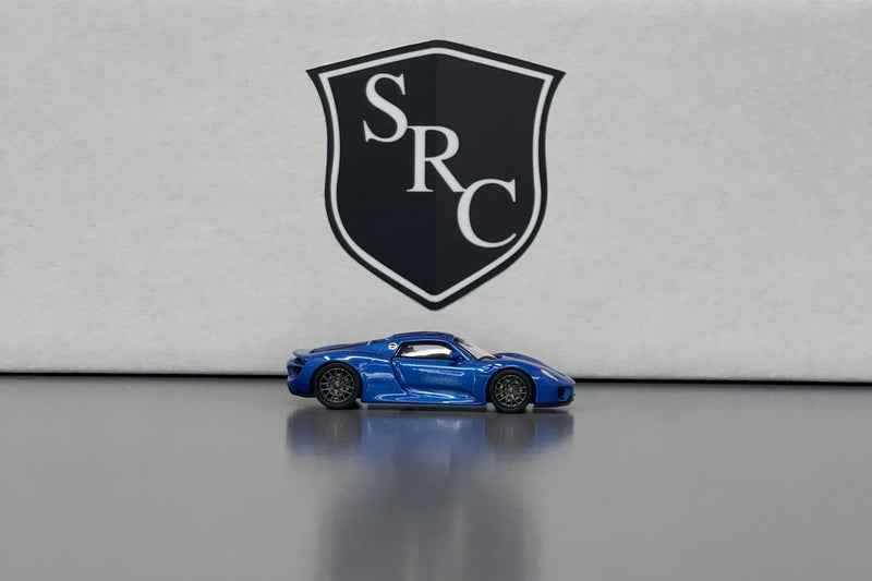 Porsche 918 Spyder - PosterCars 1:64 Diecast