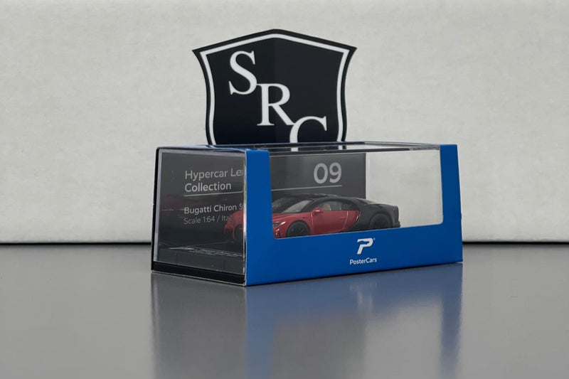 Bugatti Chiron Supersport - PosterCars 1:64 Diecast