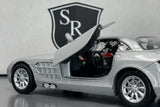 Mercedes-Benz SLR McLaren - Silver - Motormax 1:24 Diecast