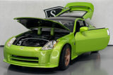 Nissan 350Z - Green - Maisto 1:18 Diecast