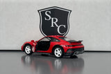Porsche 911 Rallye - Red - Kinsmart 1:36 Diecast