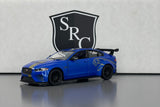 Jaguar XE SV Project 8 Hardtop Blue - Kinsmart 1:38 Diecast