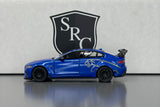 Jaguar XE SV Project 8 Hardtop Blue - Kinsmart 1:38 Diecast