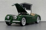 Jaguar XK 120 Green - Bburago 1:24 Diecast