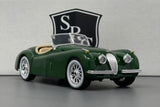 Jaguar XK 120 Green - Bburago 1:24 Diecast