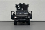 Jeep Wrangler Black - Kinsmart 1:34 Diecast