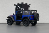 Jeep Wrangler Blue - Kinsmart 1:34 Diecast