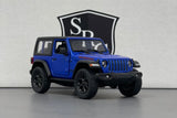 Jeep Wrangler Blue - Kinsmart 1:34 Diecast