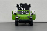 Jeep Wrangler Green - Kinsmart 1:34 Diecast