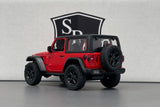 Jeep Wrangler Red - Kinsmart 1:34 Diecast