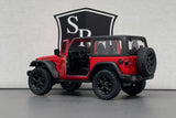 Jeep Wrangler Red - Kinsmart 1:34 Diecast