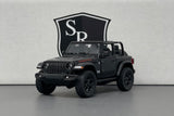Jeep Wrangler Open Top Black - Kinsmart 1:34 Diecast