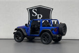 Jeep Wrangler Open Top Blue - Kinsmart 1:34 Diecast