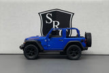 Jeep Wrangler Open Top Blue - Kinsmart 1:34 Diecast