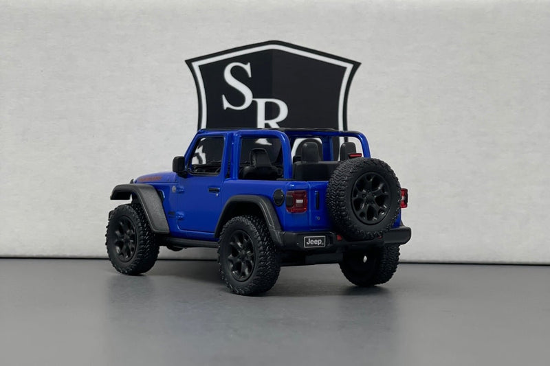 Jeep Wrangler - Blue - Kinsmart 1:34 Diecast – Strada Racing Club