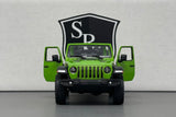 Jeep Wrangler Open Top Green - Kinsmart 1:34 Diecast