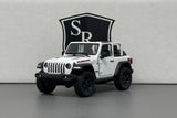 Jeep Wrangler Open Top White - Kinsmart 1:34 Diecast