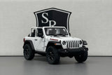 Jeep Wrangler Open Top White - Kinsmart 1:34 Diecast