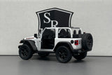 Jeep Wrangler Open Top White - Kinsmart 1:34 Diecast