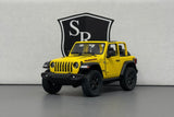 Jeep Wrangler Open Top Yellow - Kinsmart 1:34 Diecast