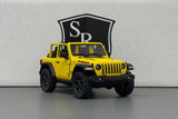 Jeep Wrangler Open Top Yellow - Kinsmart 1:34 Diecast