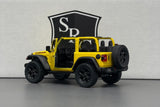Jeep Wrangler Open Top Yellow - Kinsmart 1:34 Diecast