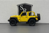 Jeep Wrangler Open Top Yellow - Kinsmart 1:34 Diecast