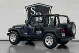 Jeep Wrangler Rubicon Blue - Maisto 1:27 Diecast