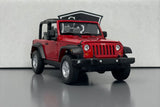 Jeep Wrangler Rubicon Red - Welly 1:24 Diecast