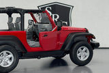 Jeep Wrangler Rubicon Red - Welly 1:24 Diecast